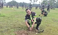 Tanam 500 Pohon Jeletung, Lanud Roesmin Nurjadin Jaga Peran Sebagai Paru-paru Pekanbaru