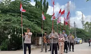 Semarak HUT ke-81 RI, Polsek Batam Kota Sebarkan Semangat Merah Putih hingga Kampung Belian