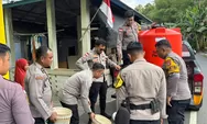 Di Tengah Kemarau, Patroli Napoleon Presisi Polsek Siantan Hadir Salurkan Air Bersih untuk Warga