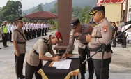 Kapolres Anambas Tekankan Semangat Baru dalam Sertijab Kasat Reskrim dan Pelantikan Kasikum