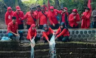 Rayakan HUT ke-53 PDIP, DPC Banyuwangi Pilih Tanam Pohon dan Tebar Benih Ikan