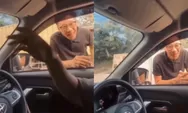 Bukannya Marah, Pengemudi Ini Justru Minta Maaf di Jalan