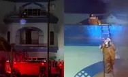 Terjebak di Balkon Lantai 3 Akibat Kebakaran, Korban Nyaris Lompat