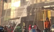 Kebakaran Hebat di Jalan Tanjungpura Pontianak, Enam Ruko Ludes Dilalap Api
