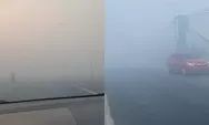 Kabut Asap Karhutla Selimuti Banjarbaru, Warga Keluhkan Jarak Pandang hingga 10 Meter