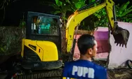  14 Bangunan Liar di Bogor Selatan Ditertibkan Petugas Gabungan