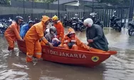 Akibat hujan deras, 1 RT dan 4 ruas jalan di Jakarta terkena banjir, tinggi air mencapai 95 Cm