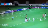 Gol!!! Evandra Florasta Cetak Gol Lewat Titik Penalti, Lalu Gol Keempat, Indonesia 4 - 1 Yaman