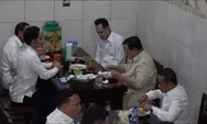 Momen Unik dan Menarik di Solo, Kabinet Merah Putih Bernyanyi Bersama Wartawan di Warung Bakmi Jawa