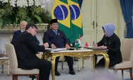 Bersama Presiden Brasil, Prabowo Subianto: Waktunya Kita Membangun Kerja Sama Produktif