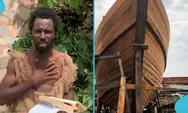 Nuh dari Ghana Ramal Banjir Besar pada 25 Desember 2025, Siapkan Bahtera Kayu untuk Selamatkan Umat Manusia