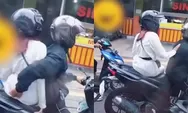 Drama Muda-mudi di Lampu Merah Sleman: Diduga Wanitanya Ngambek, Lalu Dibalas Aksi Kocak sang Lelaki