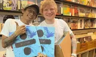 Jelang Konser di JIS, Ed Sheeran Mampir ke Pasar Santa dan Viral