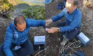 Viral Pria Buka Usaha Jasa Charger HP di Gunung Gede Pangrango Tarif Rp20 Ribu, Worth It?