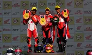 Rheza Danica Ahrens Podium Kedua ARRC China, Astra Honda Racing Team Pastikan Juara Asia