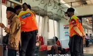 Viral Security KRL Jaga Kakek yang Tertidur agar Tak Kelewatan Stasiun, Netizen: Respect!
