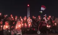 Doa Bersama di Tugu Muda Semarang, Masyarakat Lintas Agama Satukan Hati untuk Palestina