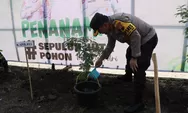 Kurangi Polusi Udara, Polres Kendal Tanam 500 Pohon Lamtoro