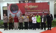 Polda Jateng Deklarasi Damai Pemilu 2024 dengan 350 Komunitas dan Ormas, Hasilkan 5 Poin Penting Ini