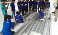 Tambah Keterampilan Warga Binaan, PT Sakti Intimegah Pratama Beri Pelatihan Pemasangan Baja Ringan di Kedungpane
