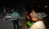 Viral Momen Bule Minta Tolong para Driver Ojol Carikan Handphone yang Hilang di Pantai, Endingnya Bikin Terharu