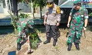 TNI AD, Kepolisian, dan DLH Kendal Tanam Pohon untuk Mempercantik Jalanan Kota Kendal