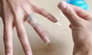 Tak Perlu Tenaga, Trik Melepas Cincin Kekecilan di Jari dengan Bantuan Masker Bekas, 1 Menit Beres!