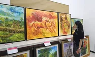140 Karya Pelukis Kendal Asep Leoka Dipamerkan di Ungaran