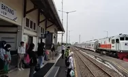 Stasiun Batang Kembali Beroperasi, Warga Kabupaten Batang Memilih Kereta Api sebagai Alternatif Transportasi Nataru