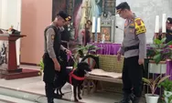 Kerahkan K-9 dan Metal Detector, Polres Kendal Sterilisasi Gereja Jelang Natal