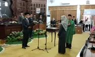 Ketua DPRD Batang Maulana Yusup Lantik Yoeny Wahyu Hidayatie Sebagai Anggota DPRD Pengganti Antar Waktu di Kabupaten Batang