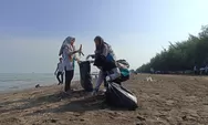Peduli Kebersihan, Dokter dan Perawat RS PKU Aisiyah Kendal Bersih-bersih Pantai Indah Kemangi