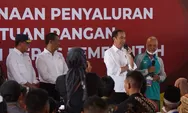 Presiden Jokowi Bagikan Bantuan Pangan CBP di Banyumas dan Tegal