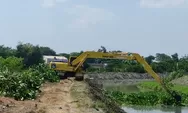 Warga Ikut Iuran untuk Bersihkan Eceng Gondok di Sungai Buntu Kendal