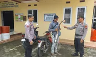 Pengendara Ini Serahkan Knalpot Brong dan Buat Pernyataan Dihadapan Polisi