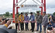 Perahu Penyeberangan Tak Laku Lagi, Jembatan Gantung Gempolsewu Diresmikan
