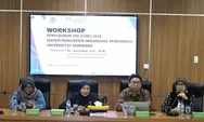 Tingkatkan Standar Mutu Pendidikan, USM Gelar Workshop Penyusunan ISO 21001:2018