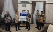 Bank Jateng Cabang Cilacap Serahkan Bantuan Pembangunan Ikon Desa Wisata Jetis