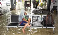 Stasiun Tawang Semarang Masih Banjir, Penumpang Dialihkan ke Stasiun Poncol