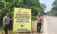 Sering Telan Korban, Jalan Lingkar Beton Surodadi Gringsing Dipasangi Rambu