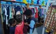 Toko Pakaian Ini Setiap Lebaran Berbagi Baju Baru Gratis untuk Anak Asuh di Kendal