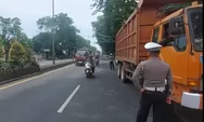 Waduh, Truk Galian C Masih Nekat Melintas di Pantura Kendal, Satlantas Tindak Tegas