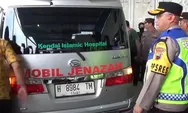 Polres Batang Kawal Jenazah Kecelakaan Bus PO Rosalia Indah Sampai Rumah Duka