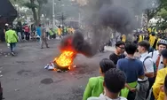 Demo Mahasiswa Semarang dalam Hari Buruh Sempat Ricuh, Polisi Kerahkan Water Canon