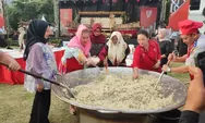 Rayakan HUT Semarang, Mbak Ita dan Chef Bobon Masak Besar 477 Porsi Nasi Goreng