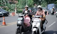 Morning Ride Naik Honda EM1 e:, Wanita Semarang Tampil Menawan