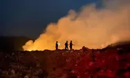 Cuaca Terik, TPA Darupono Baru Terbakar,  Pemadam Berjibaku Padamkan Api