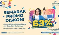Sambut HUT ke 63, bank bjb Obral Semarak Promo Diskon 63%