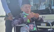 Keterbatasan Fisik Bukan Penghalang, Karsidi Penuh Semangat Jalani Ibadah Haji di Tanah Suci