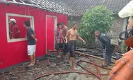 Rumah di Getas Terbakar,  Penyebabnya Percikan dari Ledakan Lampu yang Menyambar Kasur 